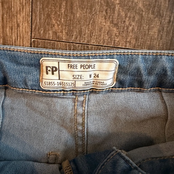 Free People Light Blue Flare Jeans - Picture 3 of 5